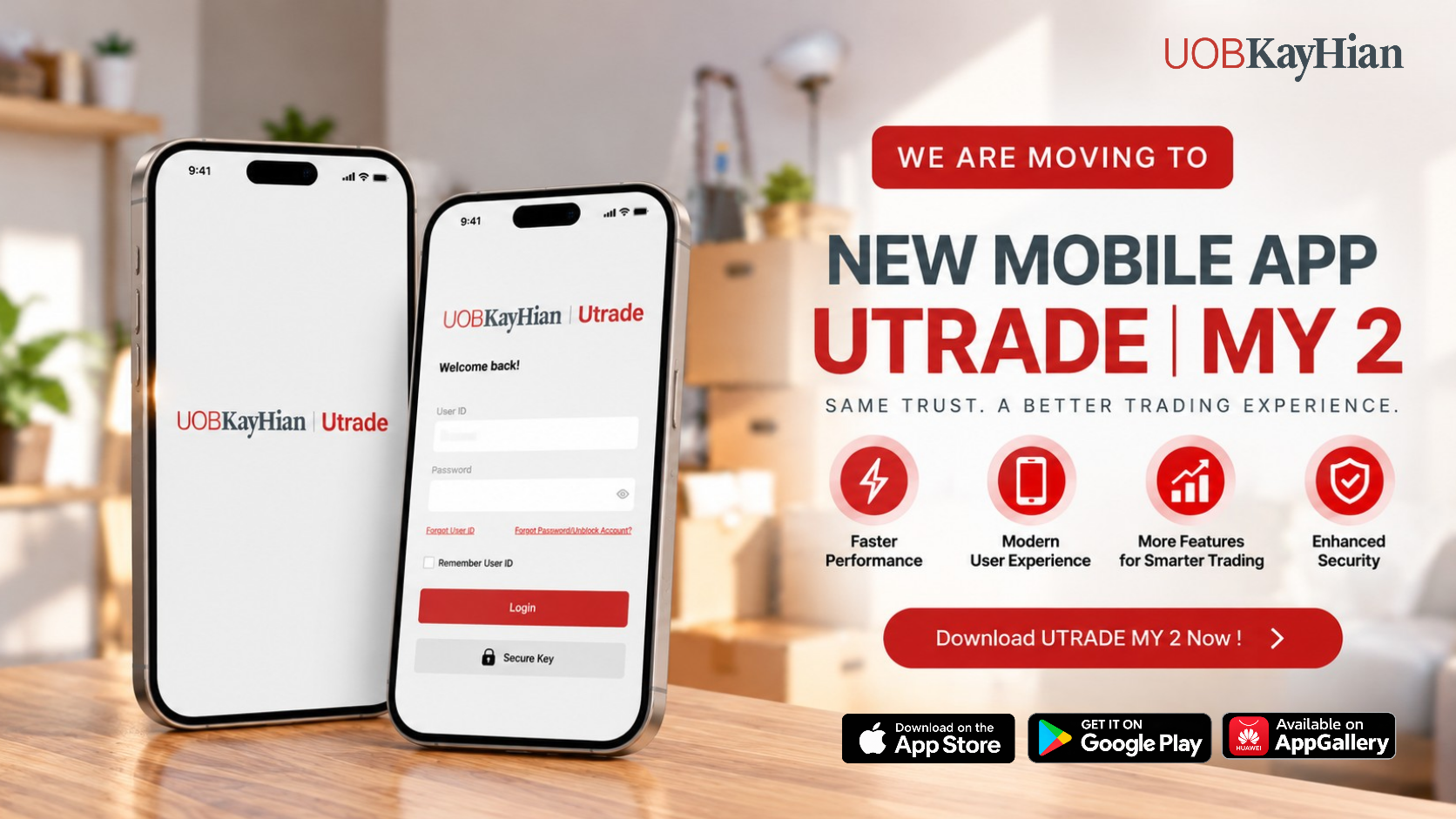 Introducing UTRADE MY 2 – Our New Mobile Apps