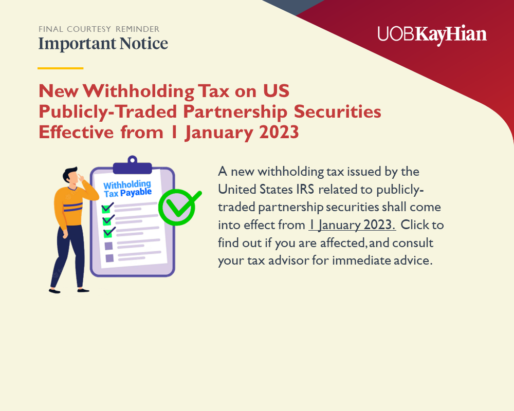 Final Reminder on PTP Withholding Tax