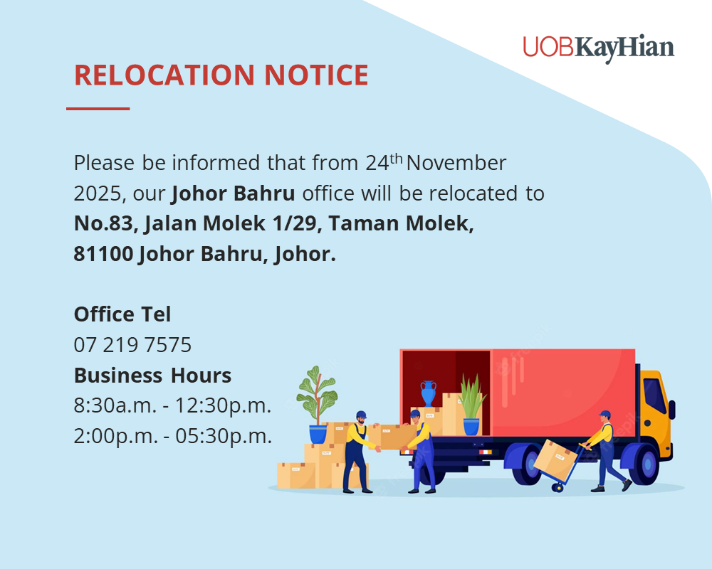 Notification of UOBKH Johor Bahru Branch Relocation