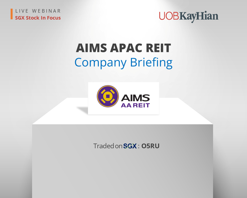 [LIVE] Corporate Briefing: AIMS APAC REIT
