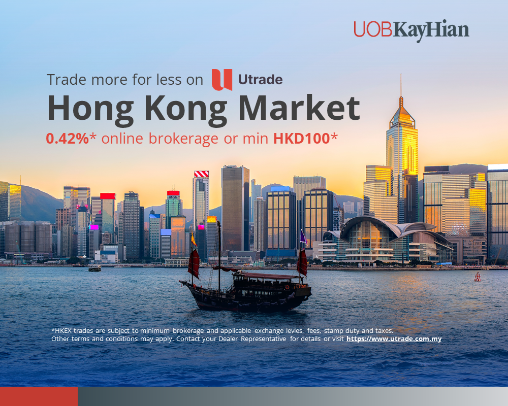 Trade HKEX: 0.42%, min HKD100*