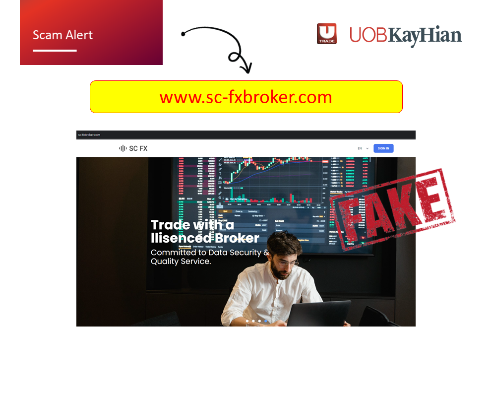Scammer Using Fake Trading Website to Lure Public