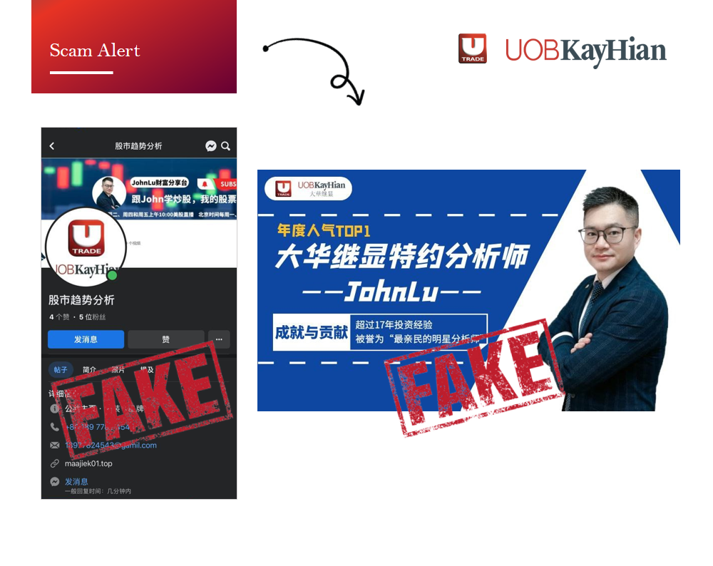 Scammer Impersonating Licensed Person
